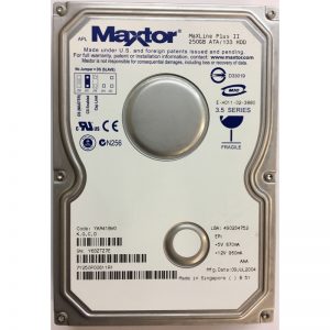 7Y250P00611R1 - Maxtor 250GB 7200 RPM IDE 3.5" HDD