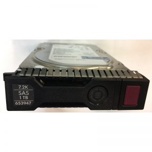653947-001 - HP 1TB 7200 RPM SAS 3.5" HDD w/ tray
