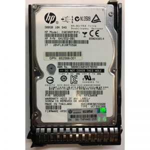 652566-001 - HP 300GB 10K RPM SAS 2.5" HDD w/ tray