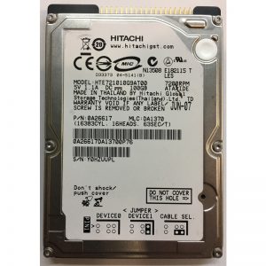 0A26617 - Hitachi 100GB 7200 RPM SATA 2.5" HDD