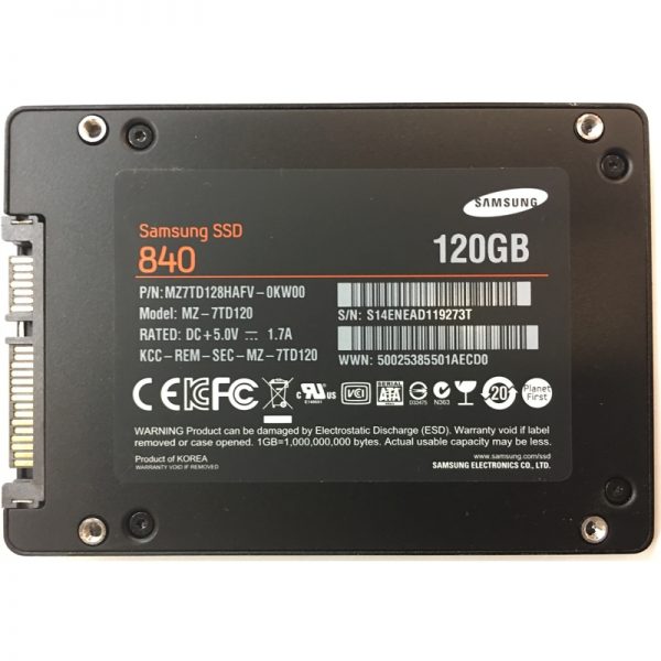 MZ-7TD120 - Samsung 250GB SSD SATA 2.5" HDD