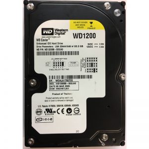 WD1200BB-00GUA0 - Western Digital 120GB 7200 RPM IDE 3.5" HDD