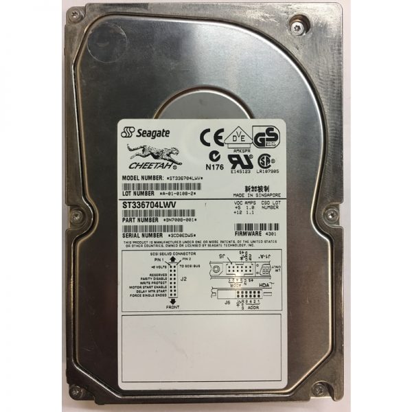 9N7008-001 - Seagate 36GB 10K RPM SCSI 3.5" HDD U160 68 Pin