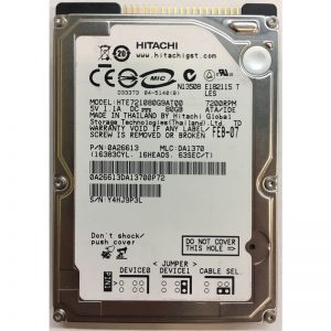 HTE721080G9AT00 - Hitachi 80GB 7200 RPM IDE 2.5" HDD