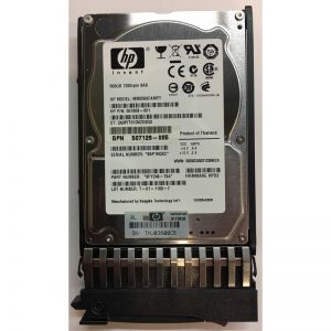 9FY246-784 - HP 500GB 7200 RPM SAS 2.5" HDD w/ tray