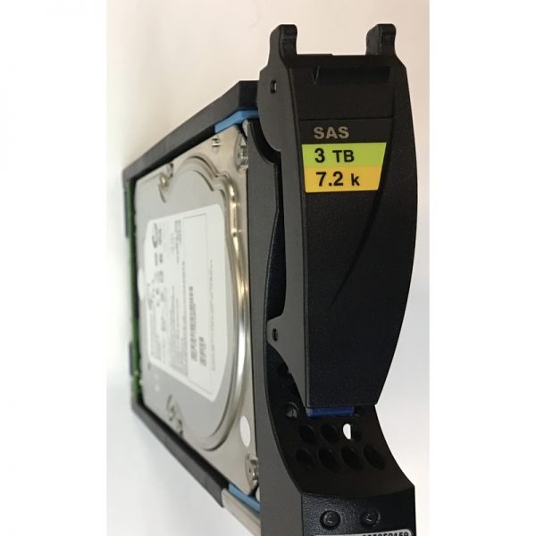 ST3000NXCLAR3000 - Data Domain 3TB 7200 RPM SAS 3.5" HDD  for ES30 15 bay enclosures. 1 year warranty.