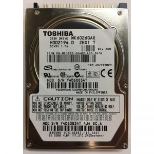 F3893 - Dell 60GB 5400 RPM IDE 2.5" HDD