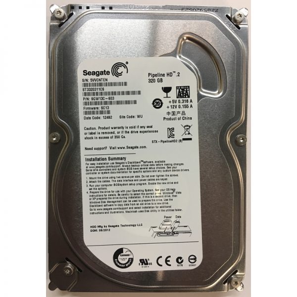 ST3320311CS - Seagate 320GB 5900 RPM SATA 3.5" HDD