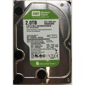 WD20EARX-00PASB0 - Western Digital 2TB 7200 RPM SATA 3.5" HDD