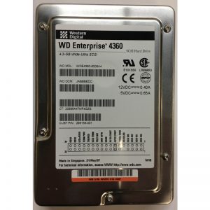 WDE4360 - Western Digital 4.3GB 7200 RPM SCSI 3.5" HDD 80 pin