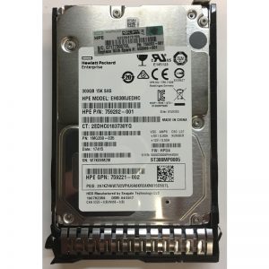 759221-002 - HP 300GB 15K RPM SAS 2.5" HDD w/ G8/G9 tray,