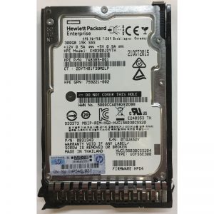 EH0300JDYTH - HP 300GB 15K RPM SAS 2.5" HDD w/ G8/G9 tray,