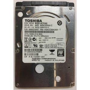 724967-001 - HP 320GB 7200 RPM SATA 2.5" HDD