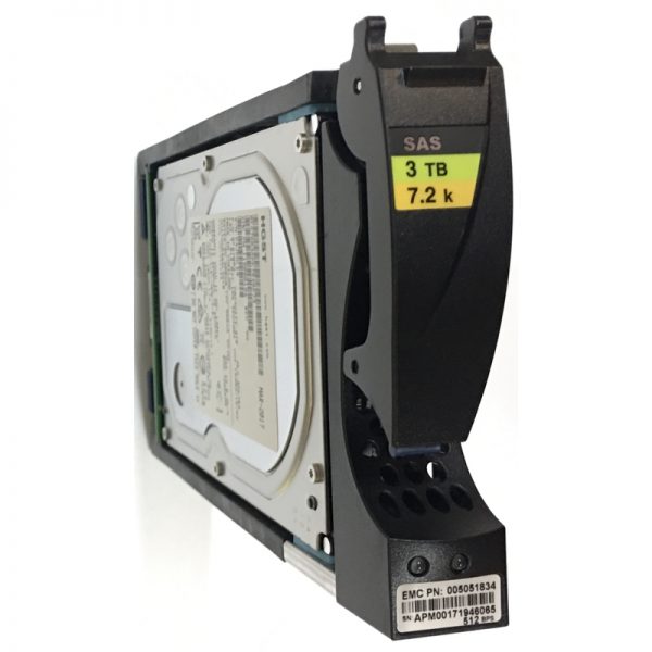 005051834 - Data Domain 3TB 7200 RPM SAS 3.5" HDD  for ES30 15 bay enclosures