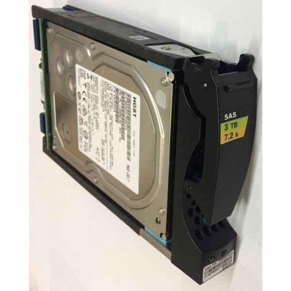 HUS72604CLAR3000 - Data Domain 3TB 7200 RPM SAS 3.5" HDD  for ES30 15 bay enclosures. 1 year warranty.