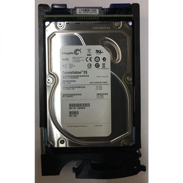 118033048-A03 - EMC 1TB 7200 RPM SAS 3.5" HDD for VNX5100, 5300,5500,5700,7500, 15 disk and VNXe3300