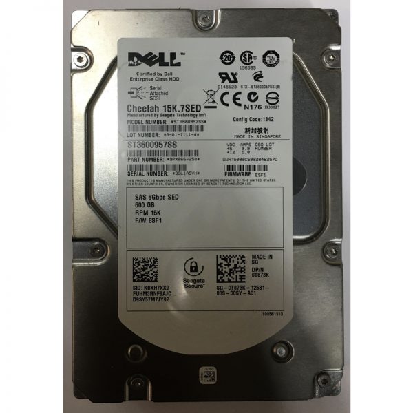 9PX066-250 - Seagate 600GB 15K RPM SAS 3.5" HDD SED