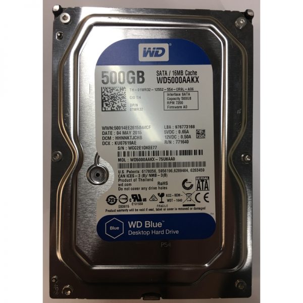 WD5000AAKX-75U6AA0 - Western Digital 500GB 7200 RPM SATA 3.5" HDD