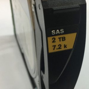 NB-VS07-020 - EMC 2TB 7200 RPM SAS 3.5" HDD For VNX5200, 5400, 5600,5800, 7600, 8000 series 15 disk enclosures.