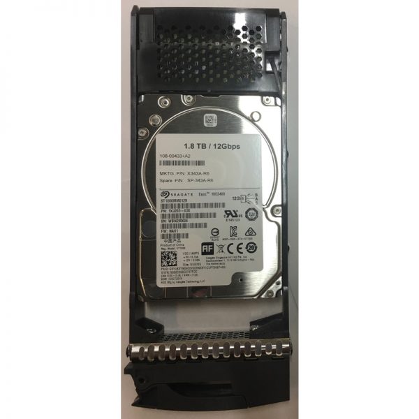 1XJ203-038 - NetApp 1.8TB 10K RPM SAS 2.5" HDD for DS224C, DS2246 24 bay enclosures