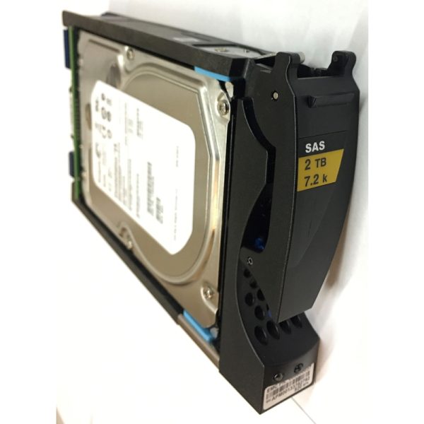 ST2000NMCLAR2000 - EMC 2TB 7200 RPM SAS 3.5" HDD for VNX5100, 5200, 5300, 5400,  5500,  5600, 5700,  5800, 7500, 7600, 8000 series 15 disk enclosures. 1 year warranty.