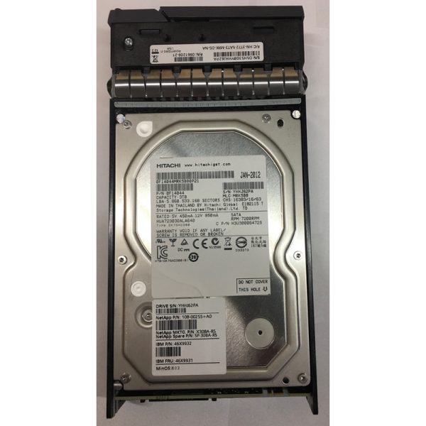 0F14044 - NetApp 3TB 7200 RPM SATA 3.5" HDD for DS4243 24 bay enclosure