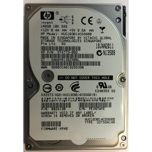 613989-001 - HP 146GB 10K RPM SAS 2.5" HDD