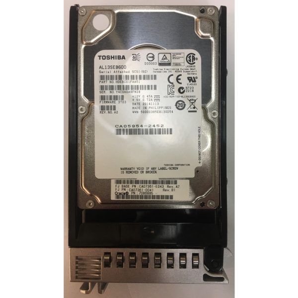 AL13SEB600 - Sun 600GB 10K RPM SAS 2.5" HDD for M10-1, M10-4, M1-4S, M12-2, M12-2S