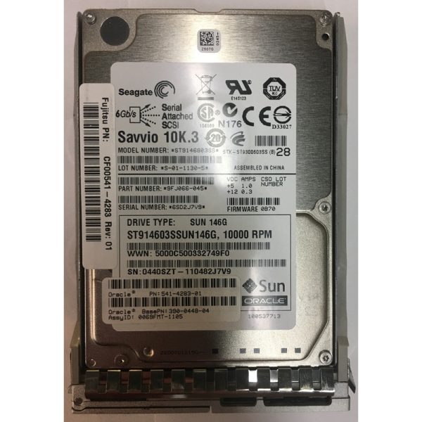 ST914603SSUN146G - Sun 146GB 10K RPM SAS 2.5" HDD for Sun M4000, M5000 Series