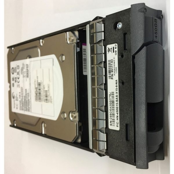 X411_S15K6420A15 - NetApp 450GB 15K RPM SAS 3.5" HDD w/ tray for DS4243 24 bay enclosure. 1 year warranty.