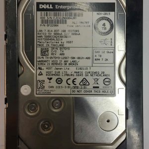 HUS726040ALS240 - Dell 4TB 7200 RPM SAS 3.5" HDD with tray for EqualLogic  PS6610