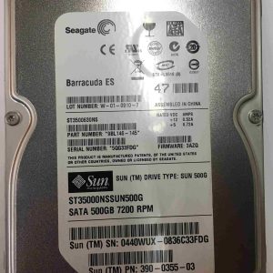 540-7195-01 - Sun 500GB 7200 RPM SATA 3.5" HDD