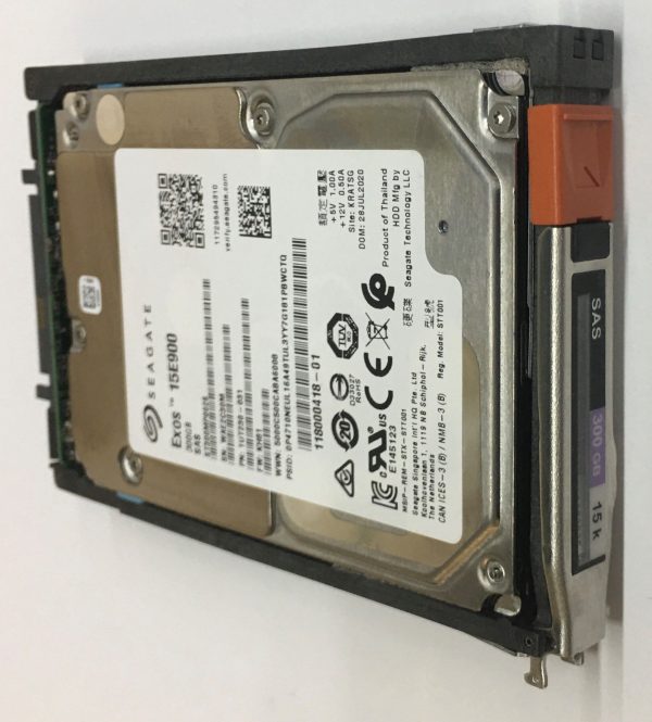 STKTSNI3_CLAR300 - EMC 300GB 15K RPM SAS 2.5" HDD for VNX5200, 5400, 5600, 5800, 7600, 8000 25 disk enclosure, VNX5400, 5600, 5800, 7600, 8000 120 disk enclosure, VNXe1600, 3200