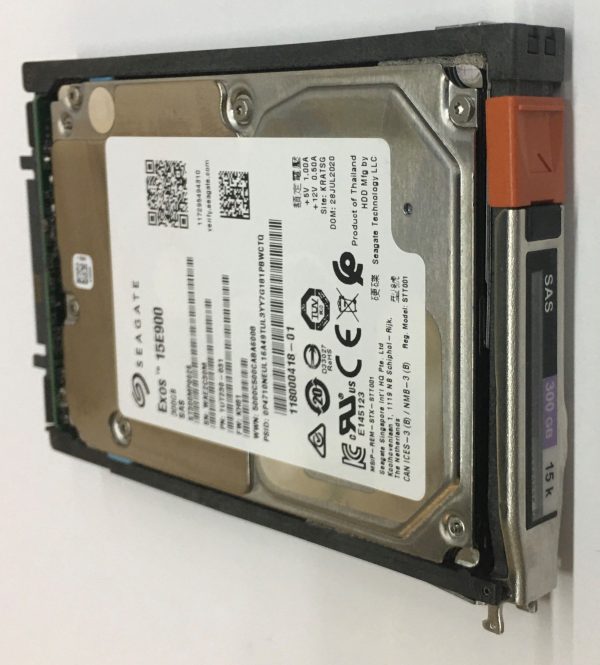 STKTSNI3_CLAR300 - EMC 300GB 15K RPM SAS 2.5" HDD for VNX5200, 5400, 5600, 5800, 7600, 8000 25 disk enclosure, VNX5400, 5600, 5800, 7600, 8000 120 disk enclosure, VNXe1600, 3200. 1 year warranty.