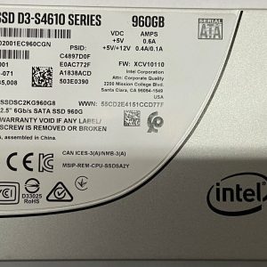 SSDSC2KG960G8 - Intel 960GB SSD SATA 2.5" HDD