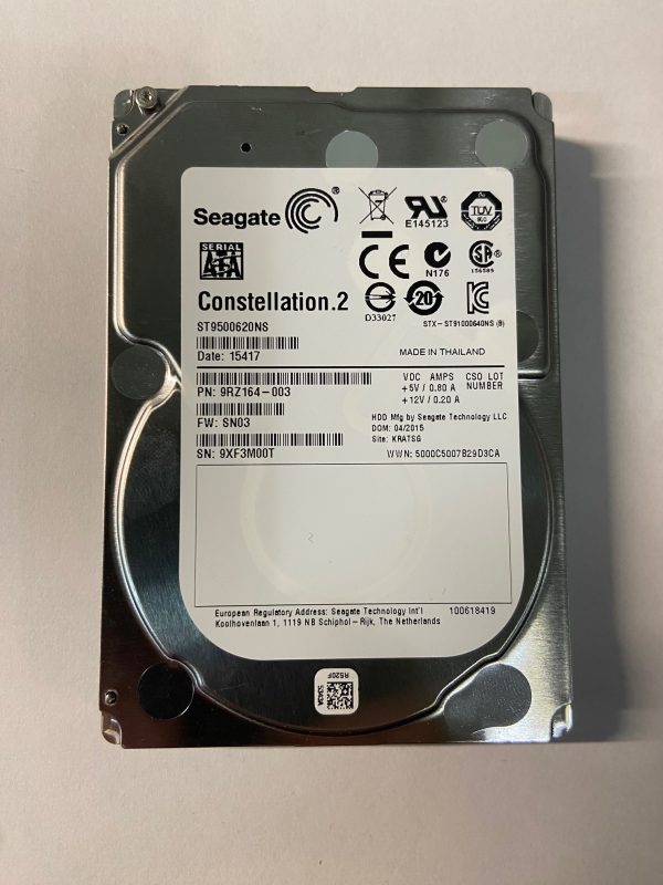 ST9500620NS - Seagate 500GB 7200 RPM SATA 2.5" HDD