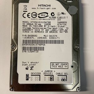 0A50682 - Hitachi 160GB 5400 RPM IDE  2.5" HDD