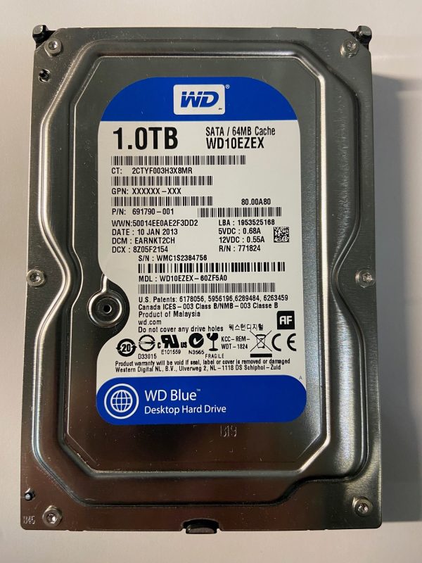 691790-001 - HP 1TB 7200 RPM SATA 3.5" HDD