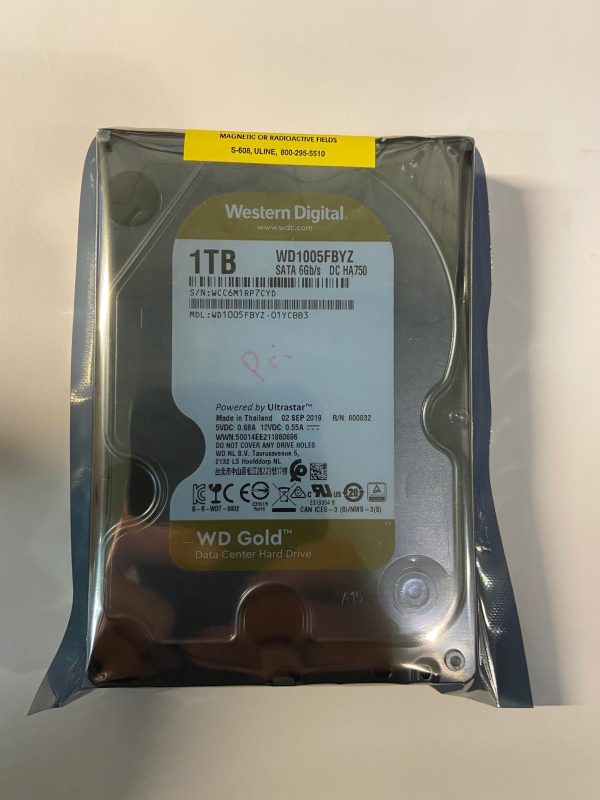 WD1005FBYZ-01YCBB3 - Western Digital 1TB 7200 RPM SATA 3.5" HDD