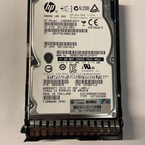 EG0600FBVFP - HP 600GB 10K RPM SAS 2.5" HDD w/ G8 tray