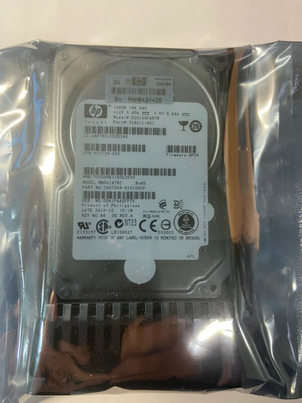 CA07068-B10100CP - Fujitsu 147GB 10K RPM SAS 3.5" HDD