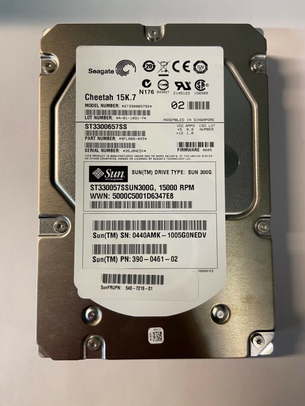 540-7219-01 - Sun 300GB 15K RPM SAS 3.5" HDD