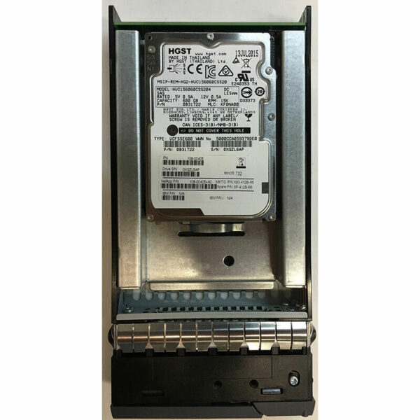 SP-412B-R6 - NetApp 600GB 15K RPM SAS 2.5" HDD for DS4243 24 bay enclosures.