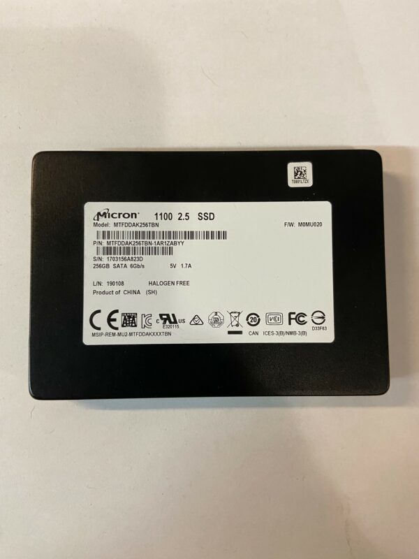 MTFDDAK256TBN - Micron 256GB SSD SATA 2.5" HDD