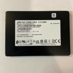 MTFDDAK480TDS-1AW1ZABYY - Micron 480GB SSD SATA 2.5" HDD
