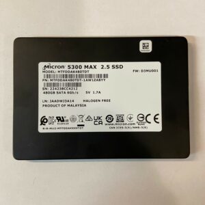 MTFDDAK480TDT-1AW1ZABYY - Micron 480GB SSD SATA 2.5"  HDD