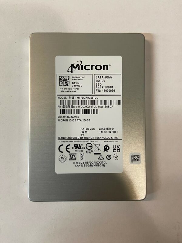 049H3G - Dell 256GB SSD SATA 2.5"  HDD