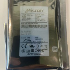 MTFDDAK256TBN-1AR1ZABDA - Micron 256GB SSD SATA 2.5" HDD