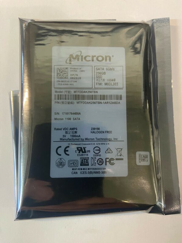 MTFDDAK256TBN-1AR1ZABDA - Micron 256GB SSD SATA 2.5" HDD