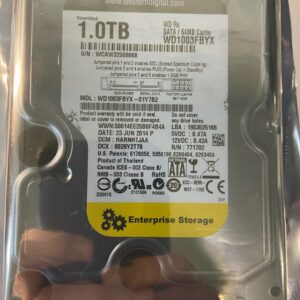 WD1003FBYX-01Y7B2 - Western Digital 1TB 7200 RPM SATA 3.5" HDD